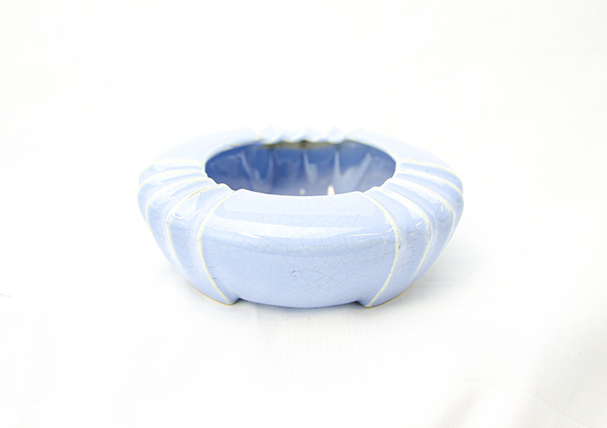 灰皿（青釉薬）画像