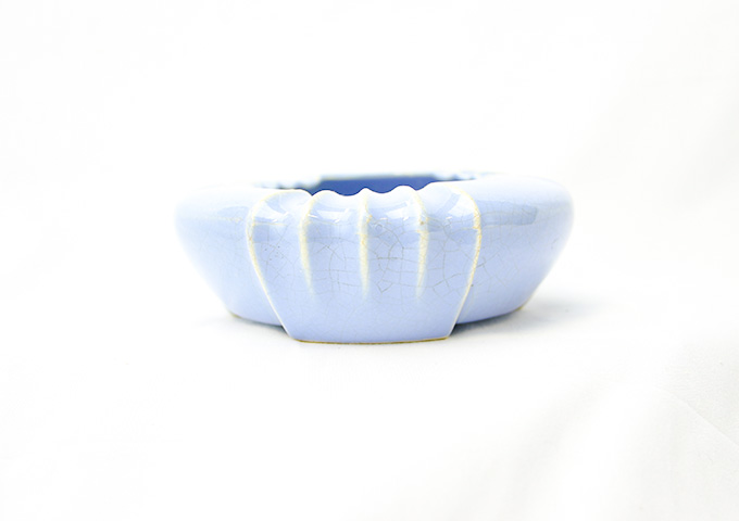 灰皿（青釉薬）画像