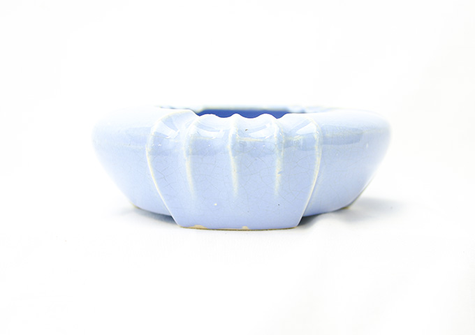 灰皿（青釉薬）画像