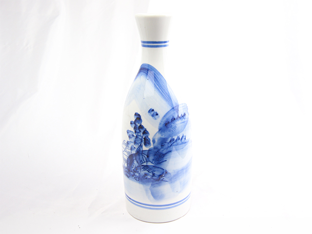大徳利（山水絵）
