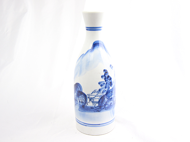 大徳利（山水絵）の画像